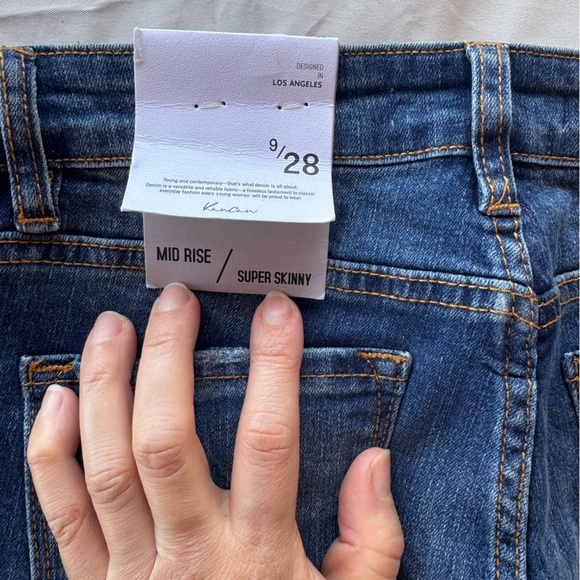 KanCan Blue Skinny Distressed Jeans - Picture 4 of 8